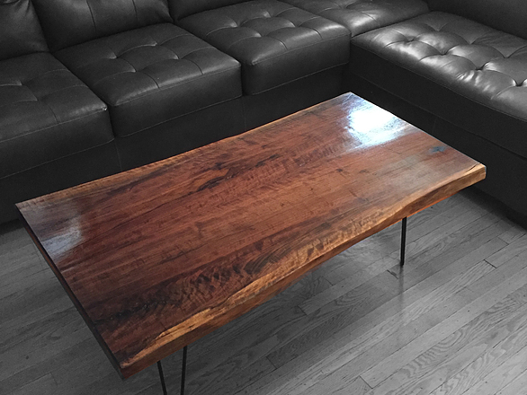 Live Edge Walnut Coffee Table