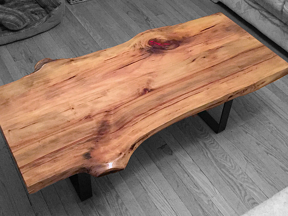 Live Edge Sweet Gum Coffee Table