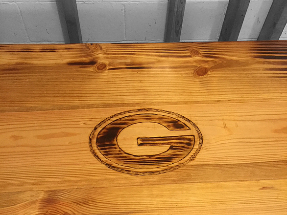 Burnt Wood Sports Table