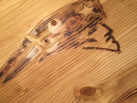 Burnt Wood Sports Table